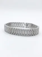 Luxe CZ Link Bracelet