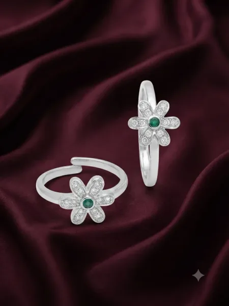 Floréa Verdant Bloom Toe Ring