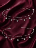 Evil Eye Cascade Anklet
