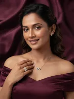 Eternal Infinity Jewellery Pendant with earrings and ring