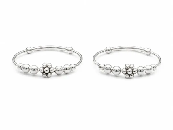 Floral Pearl Baby Kada