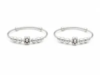 Floral Pearl Baby Kada