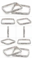 Silver Swirl Bangle