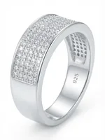 Silver Pavé Ring