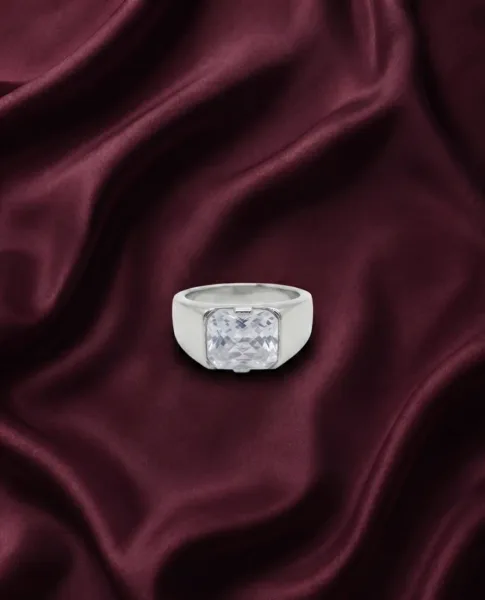 Celestial Solitaire Band Ring