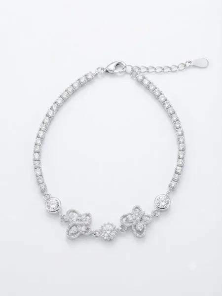 Butterfly Bloom Tennis Bracelet