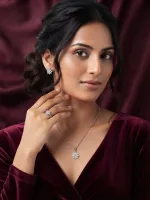Celestial Bloom Jewellery Set  with pendant and Ring