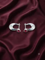 * Ruby Charm Hoops