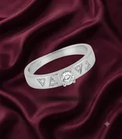 Silver Radiance Ring