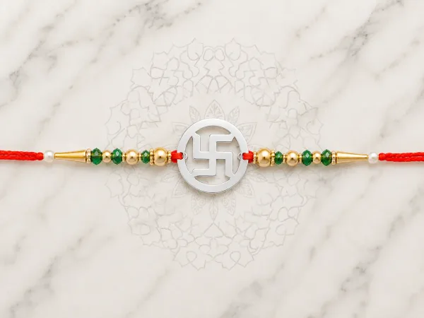 Heritage Swastik Rakhi