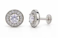 Silver Radiant Earring