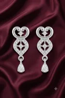 Celestia Heart Drop Earrings