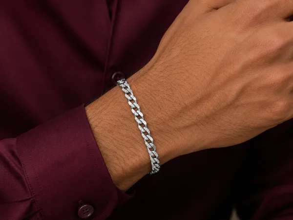 Luxe Link Sparkle Men’s Bracelet