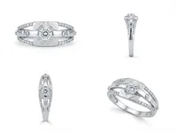 Silver Diamond Accent Ring