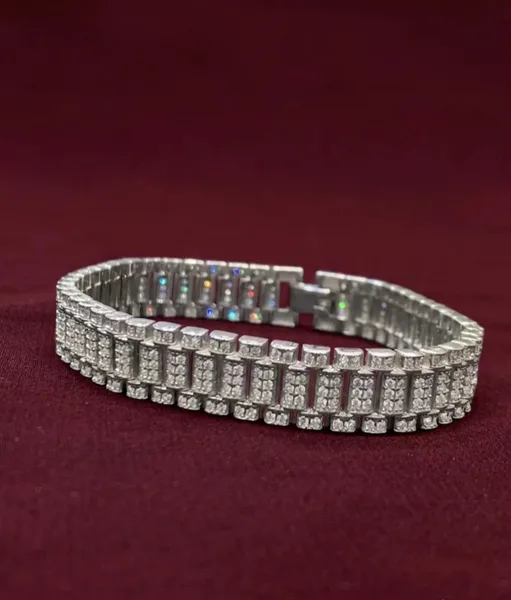 Luxe CZ Link Bracelet
