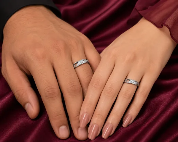Infinity Love Couple Ring