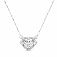 Sparkling Heart Crystal Pendant