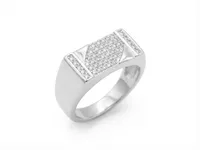 Silver Pave Ring