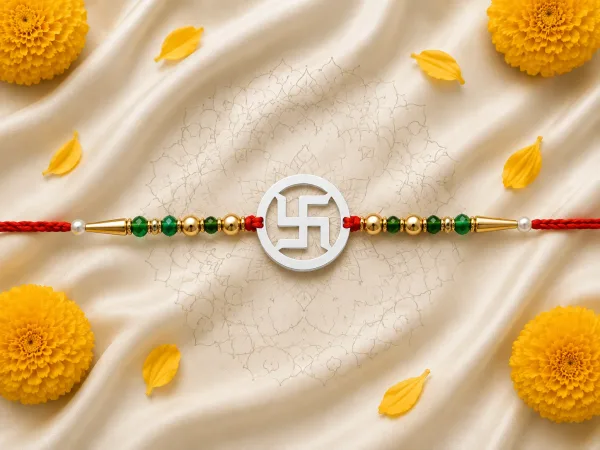 Heritage Swastik Rakhi