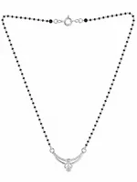 Graceful Curve 925 Sterling Silver Mangalsutra