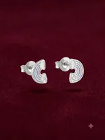 Pastel Rainbow Enamel Stud Earrings