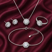 Elegant Crystal Royale Jewellery Set