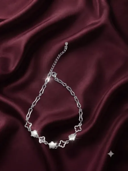 Celeste Flora Pearl Anklet