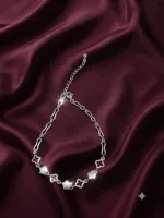 Celeste Flora Pearl Anklet