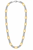 Silver Two Tone Chain