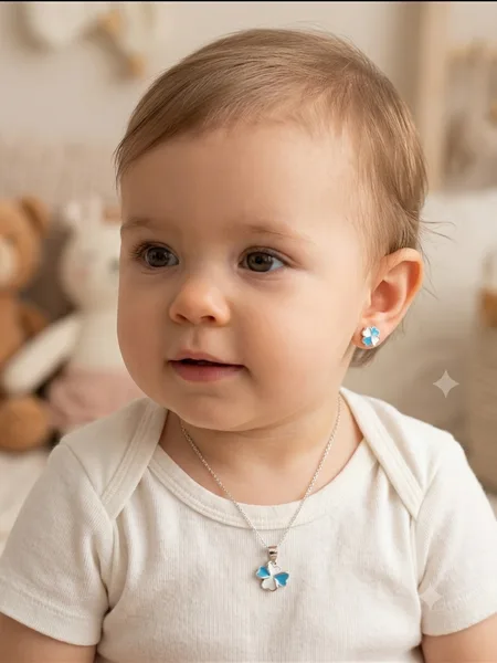 Matching Pendant & Stud Earrings