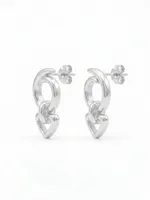 Interlocking Love-Link Earrings