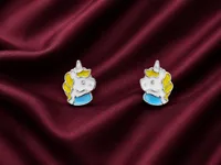Colorful Unicorn Baby Stud Earrings