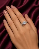 Elegant Emerald-Cut Solitaire Ring