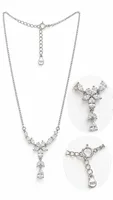 Silver Floral Cascade Pendant chain