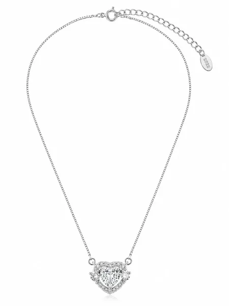 Sparkling Heart Crystal Pendant