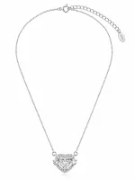 Sparkling Heart Crystal Pendant