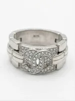 Silver Clasp Ring