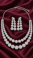 Regal Radiance Crystal Jewellery Set