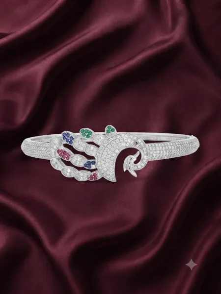 Celeste Regal Peacock Cuff
