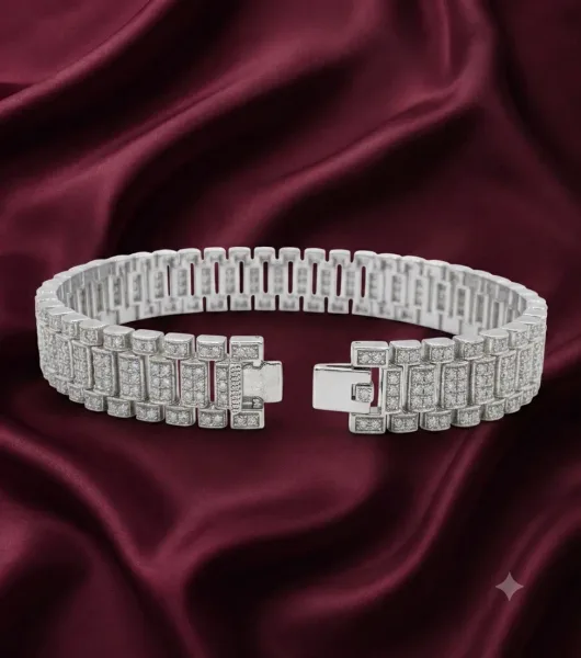 Luxe CZ Link Bracelet
