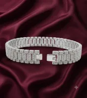 Luxe CZ Link Bracelet