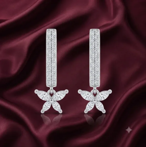 Butterfly Drop Earrings