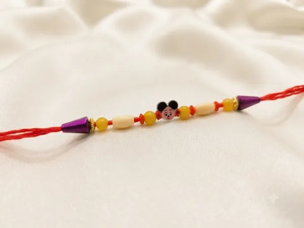Cheerful Mouse Charm Rakhi