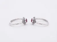 Veloura Ruby Halo Toe Ring