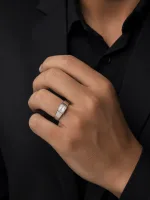 Classic Solitaire Signet Ring