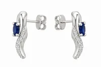 S-Curve Stud Earrings
