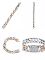 Aura Two-Tone Cuban Bracelet