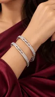 Silver Swirl Bangle