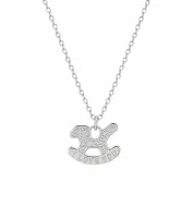 Love You Rocking Horse Pendant
