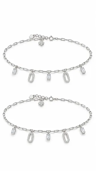 Celestial Link Charm anklet